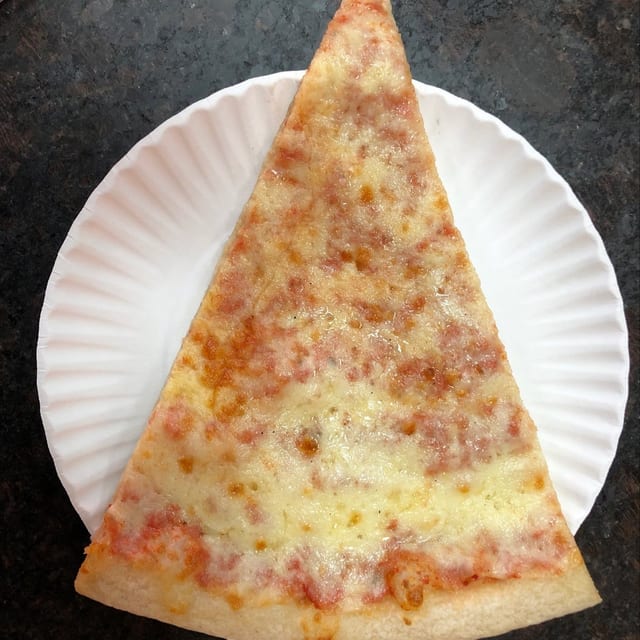 Regular Pizza Slice.