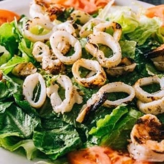Grilled Shrimp & Calamari Salad