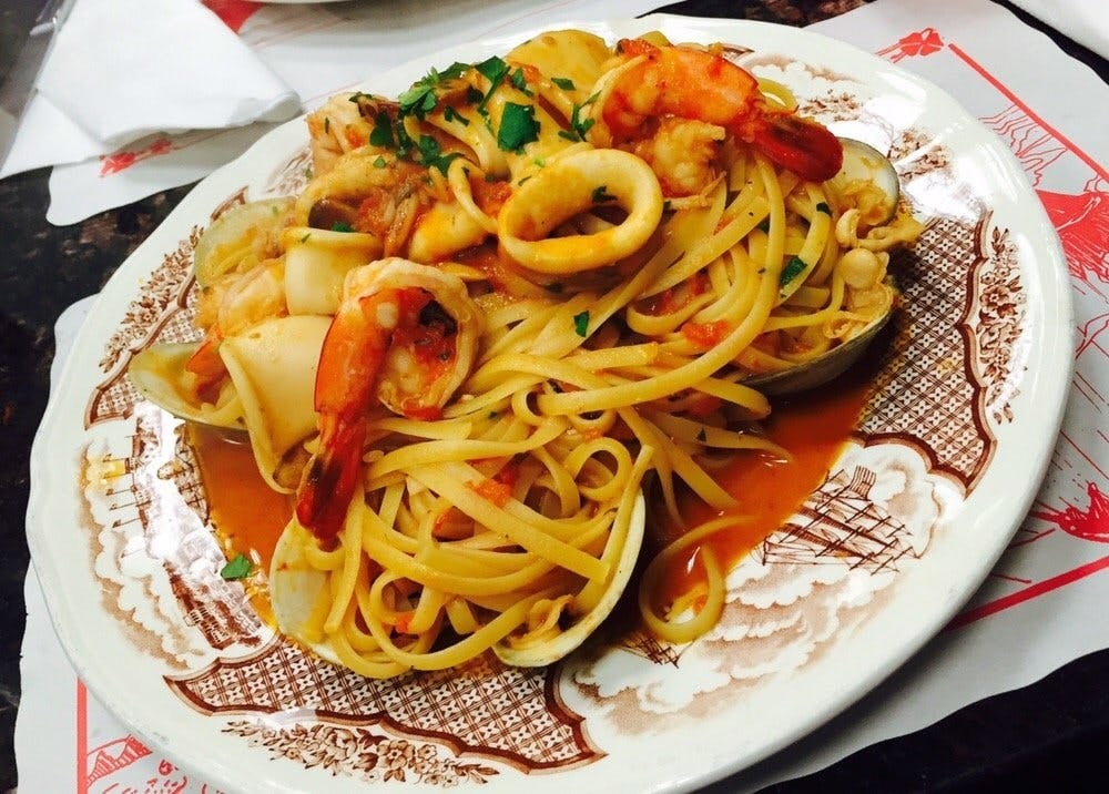 Linguine with Clam Sauce.