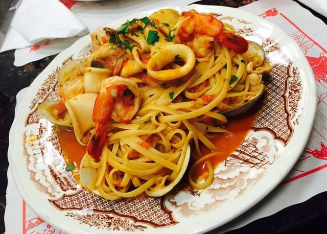 Linguine with Clam Sauce.