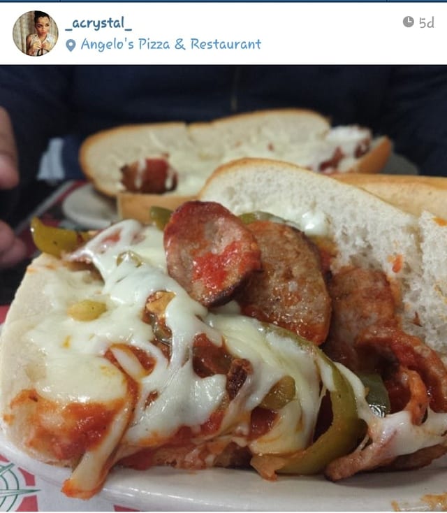 Sausage & Peppers Hot Hero.